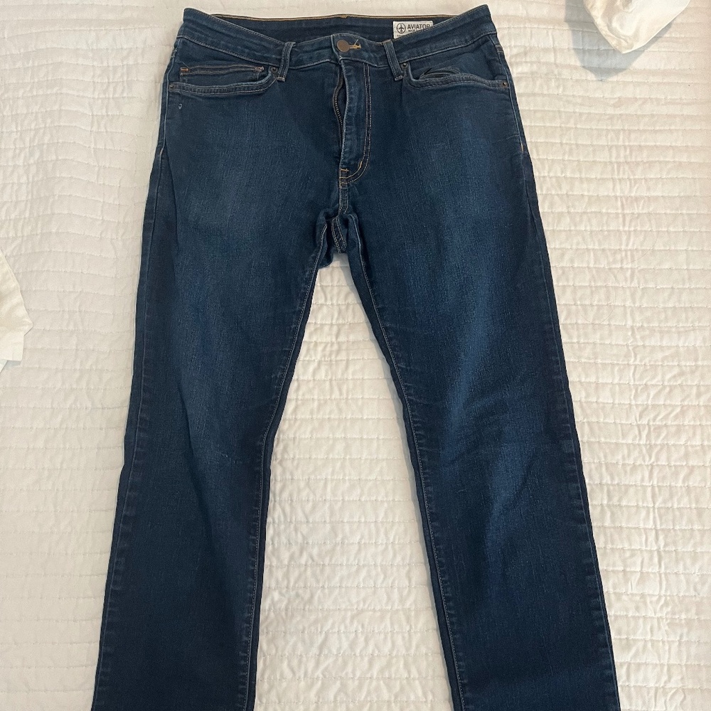 Aviator dark blue jeans